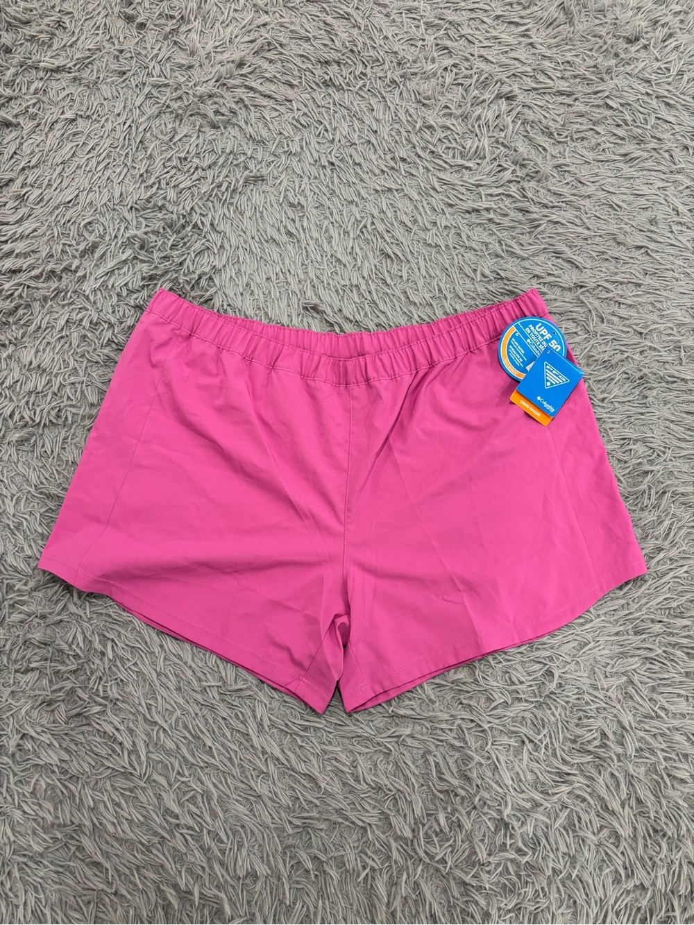 NEW Columbia Women's Pink PFG Tamiami 5" Inseam Pull-on Shorts Size 2XL Outdoor